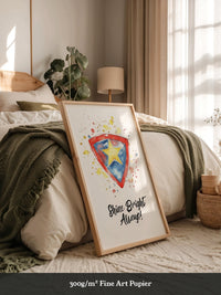 Stern Wappen Aquarellfarben