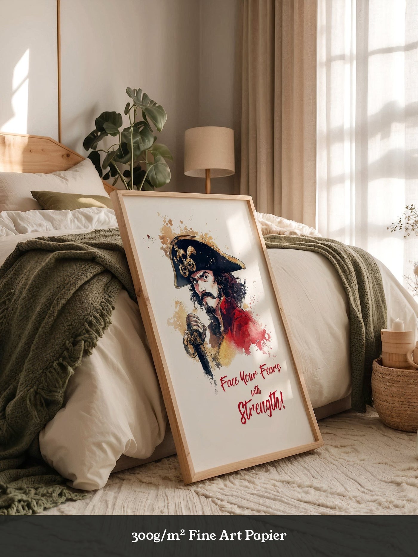 Piratenkapitän Aquarell Flair