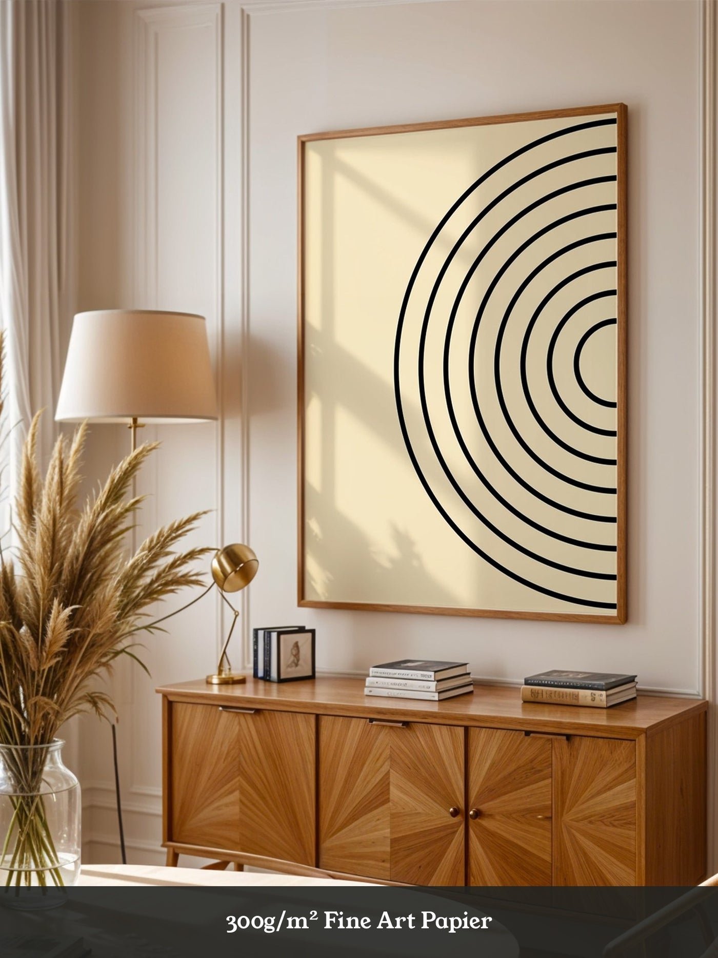 Kreise Minimalismus Beige