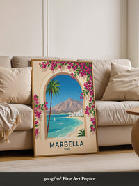 Marbella Küstenblick Bougainvillea