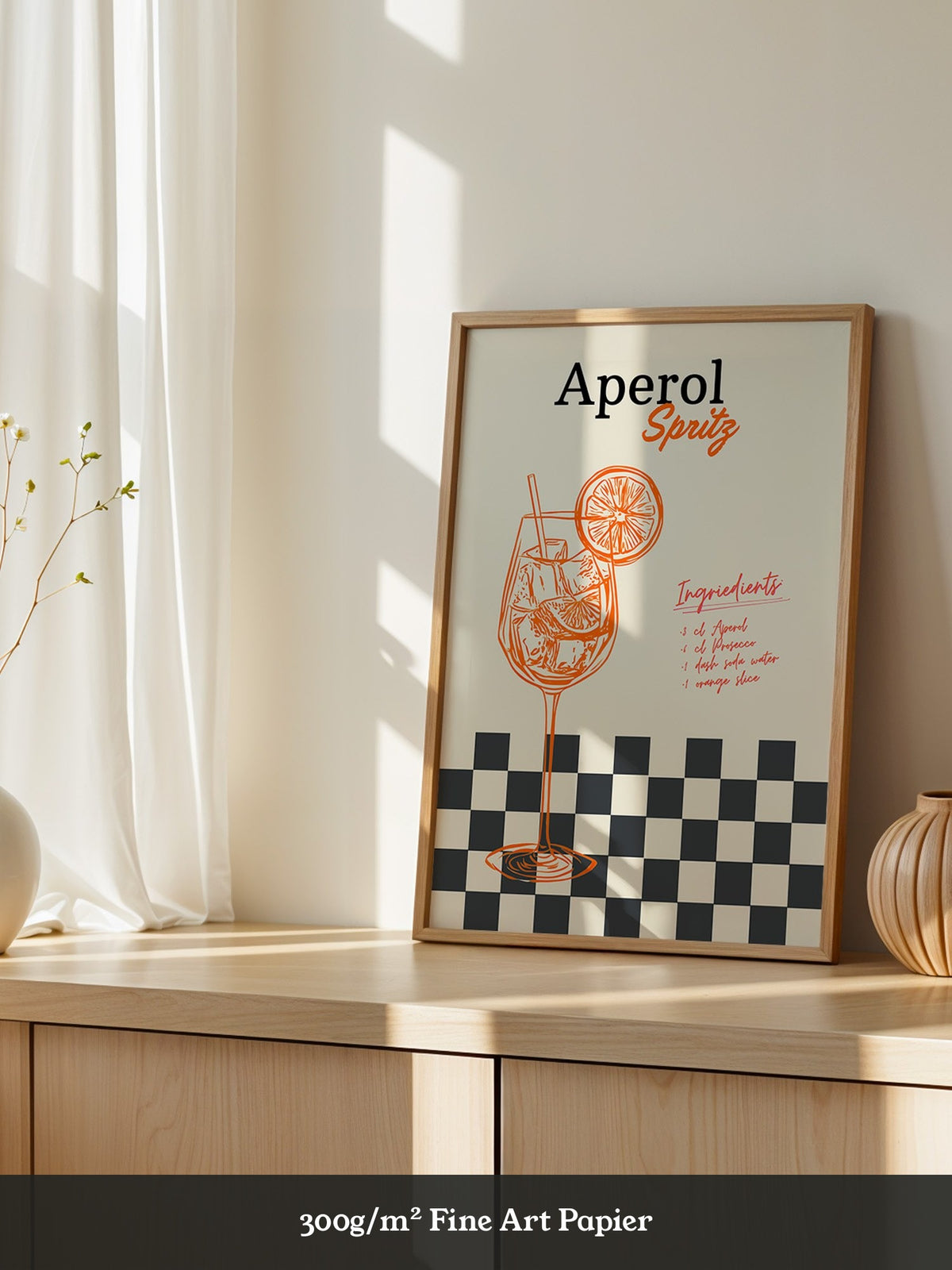 Aperol Spritz Retro Illustration