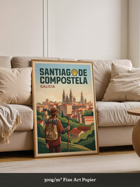 Pilger Spanien Retro-Design
