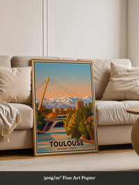 Toulouse Brücke Abendstimmung