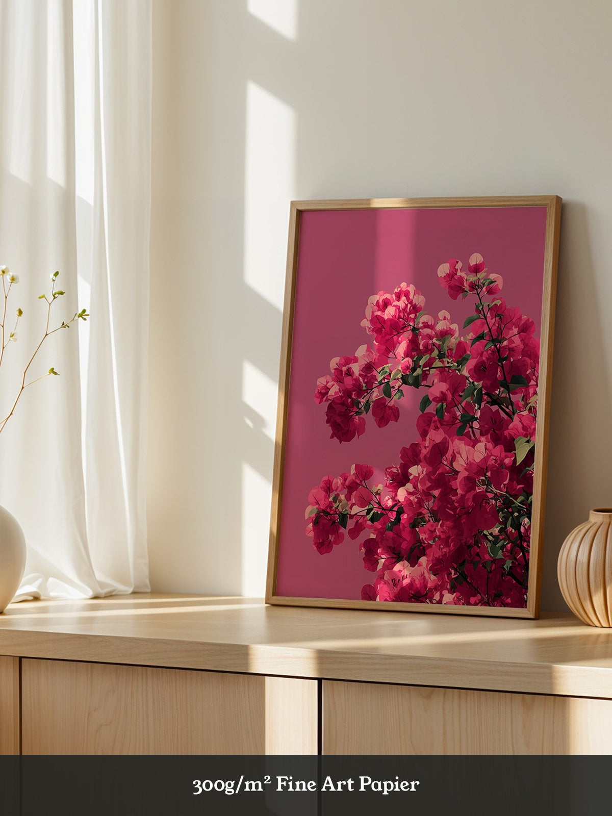 Bougainvillea Rosa Grafik