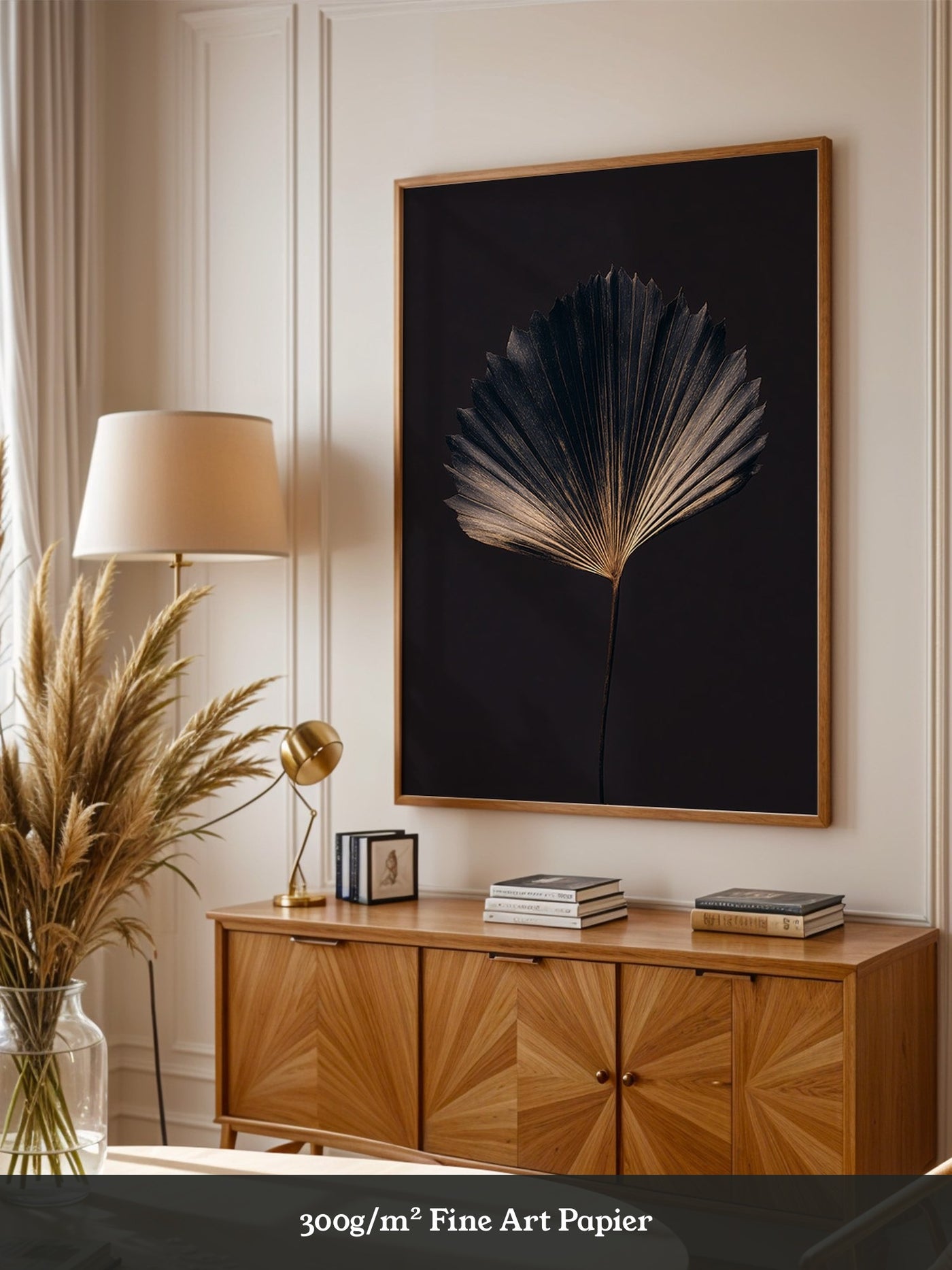 Palmblatt Goldene Eleganz