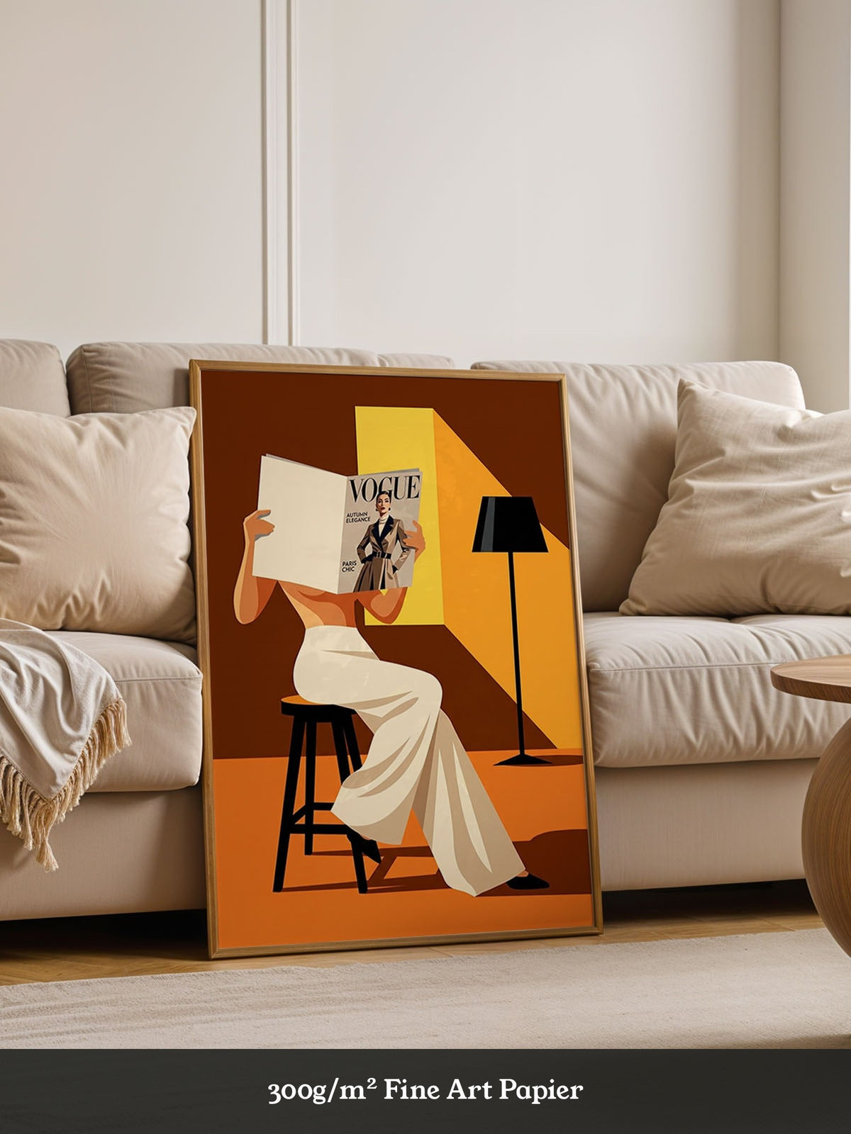 Magazin Leserin Fashion Illustration