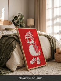 Ente Cool Rot-weiß