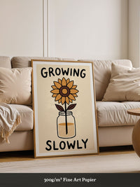Sonnenblume Wachstum Minimalistisch