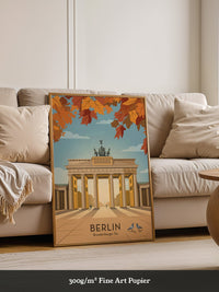 Brandenburger Tor Herbstblätter