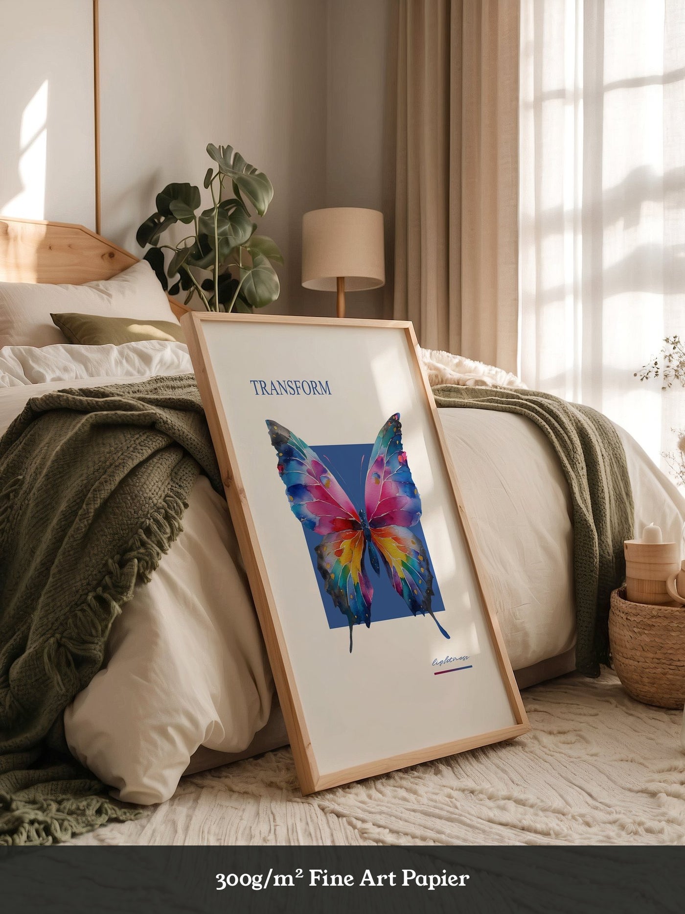 Bunter Schmetterling Aquarell
