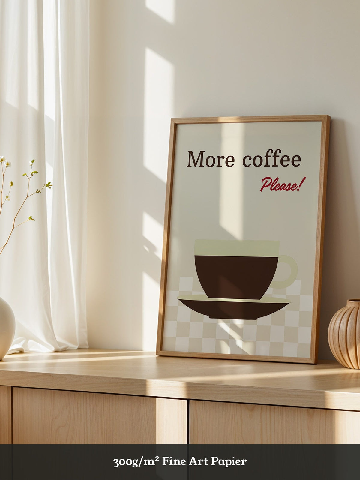 Kaffeetasse Text Retro-Design