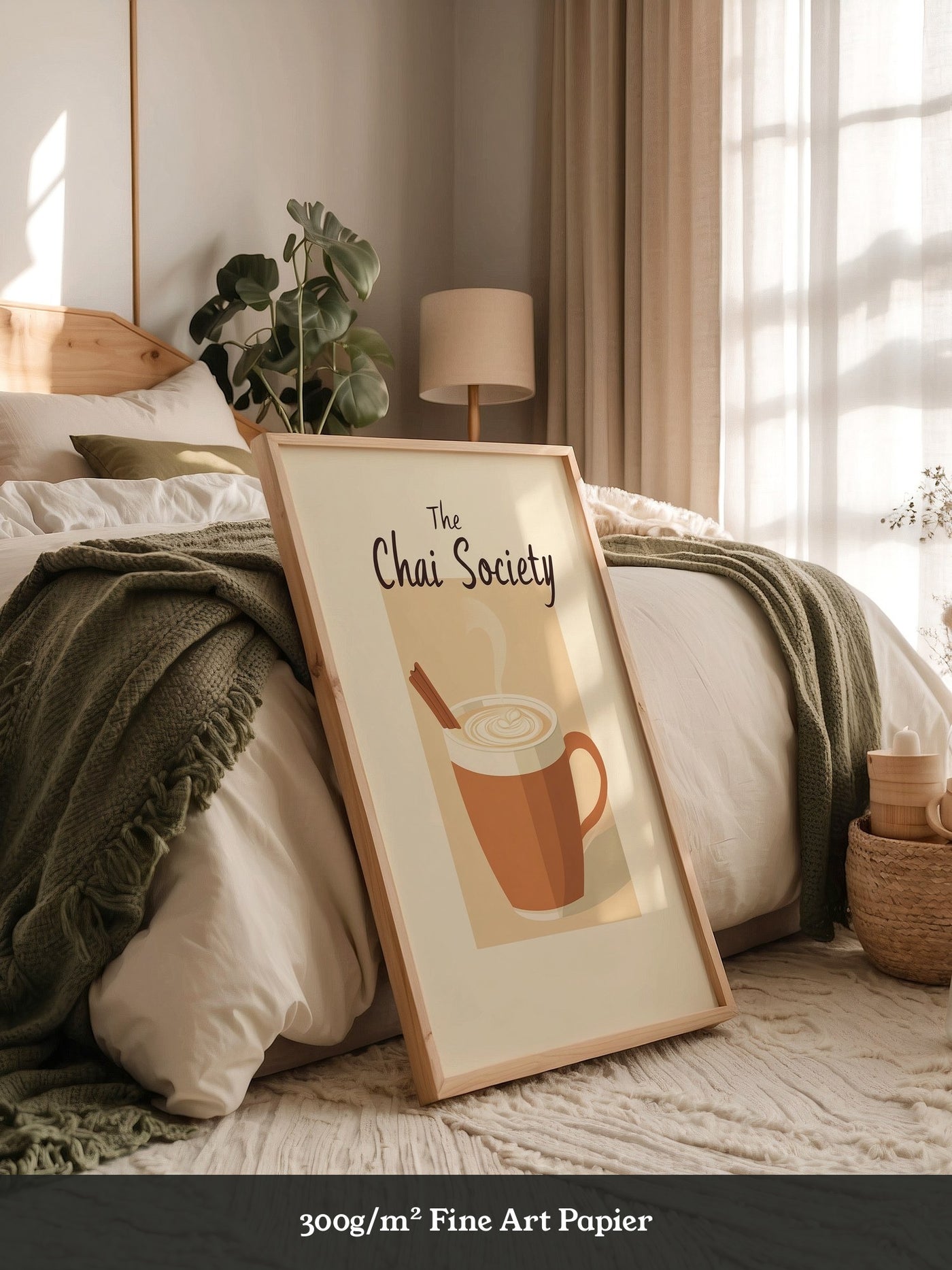 Chai Tasse stilisiert