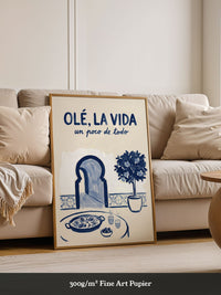 Olé Paella Poster Spanien