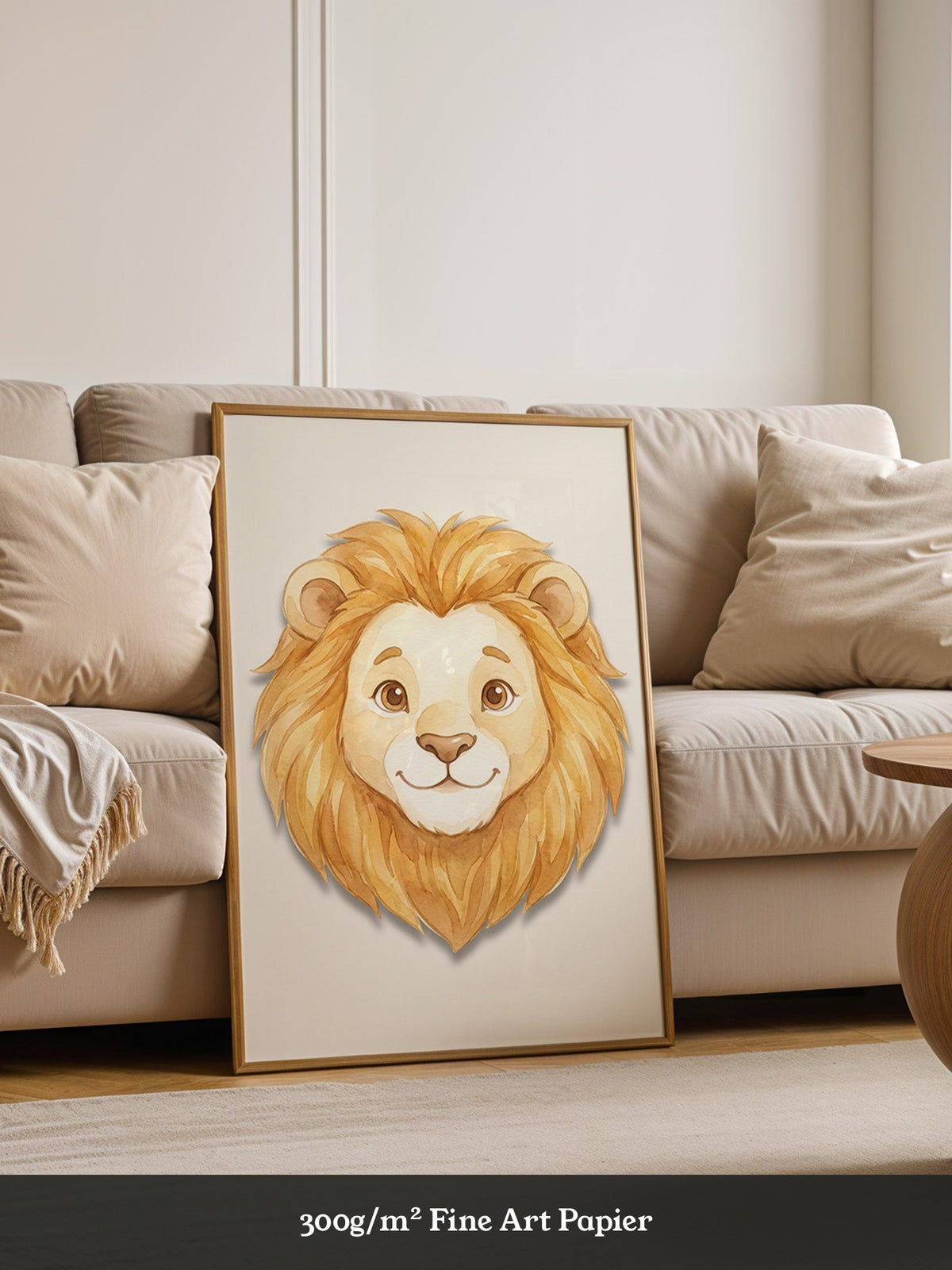 Niedlicher Löwe Aquarell