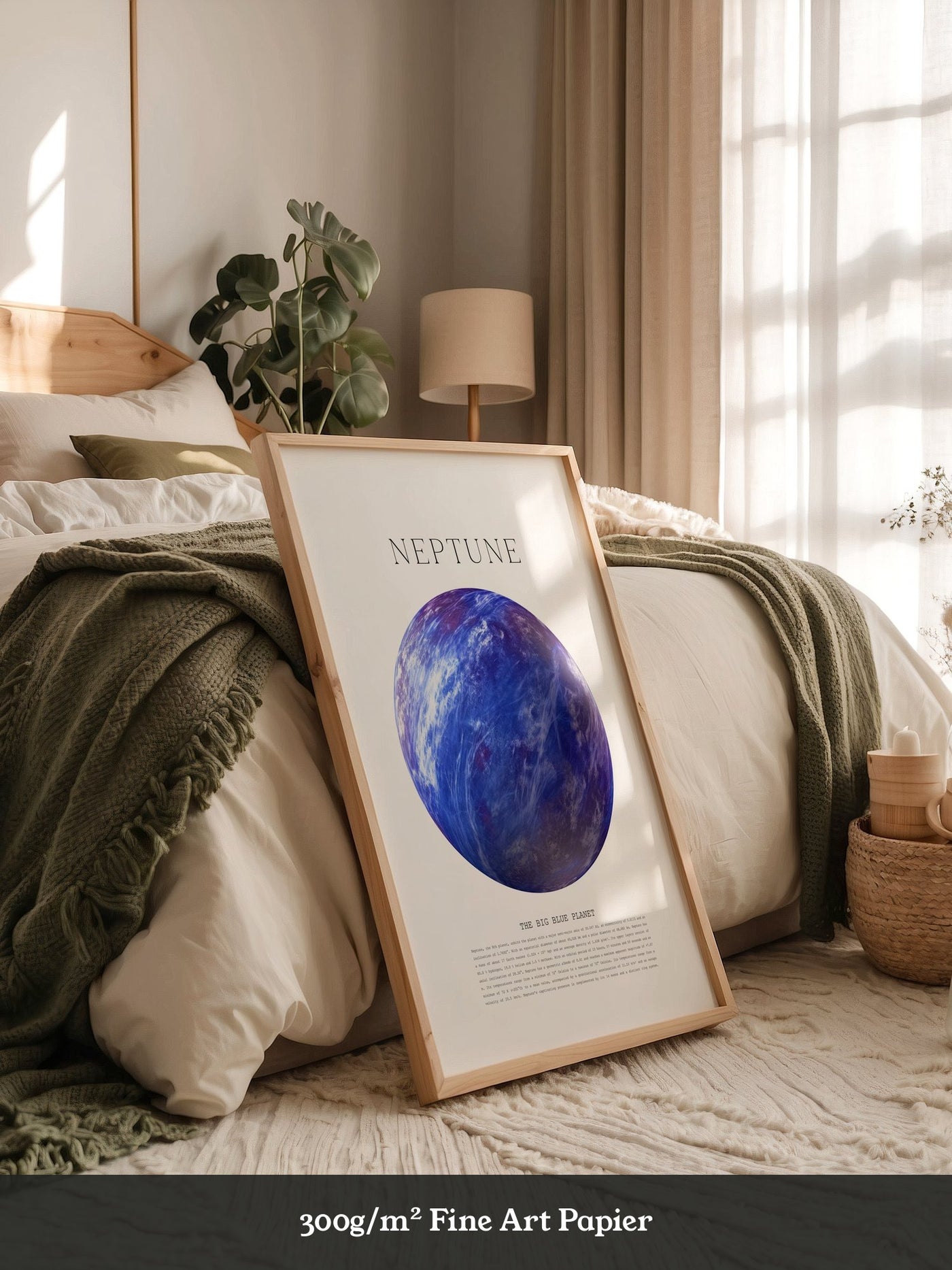 Neptun Kugel Blaues Universum