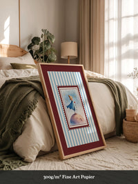 Kleiner Prinz Aquarell Traumwelt