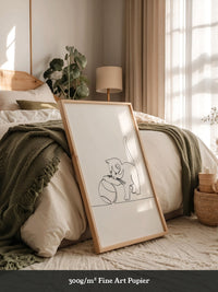 Kätzchen Liniene Kunst Skizze
