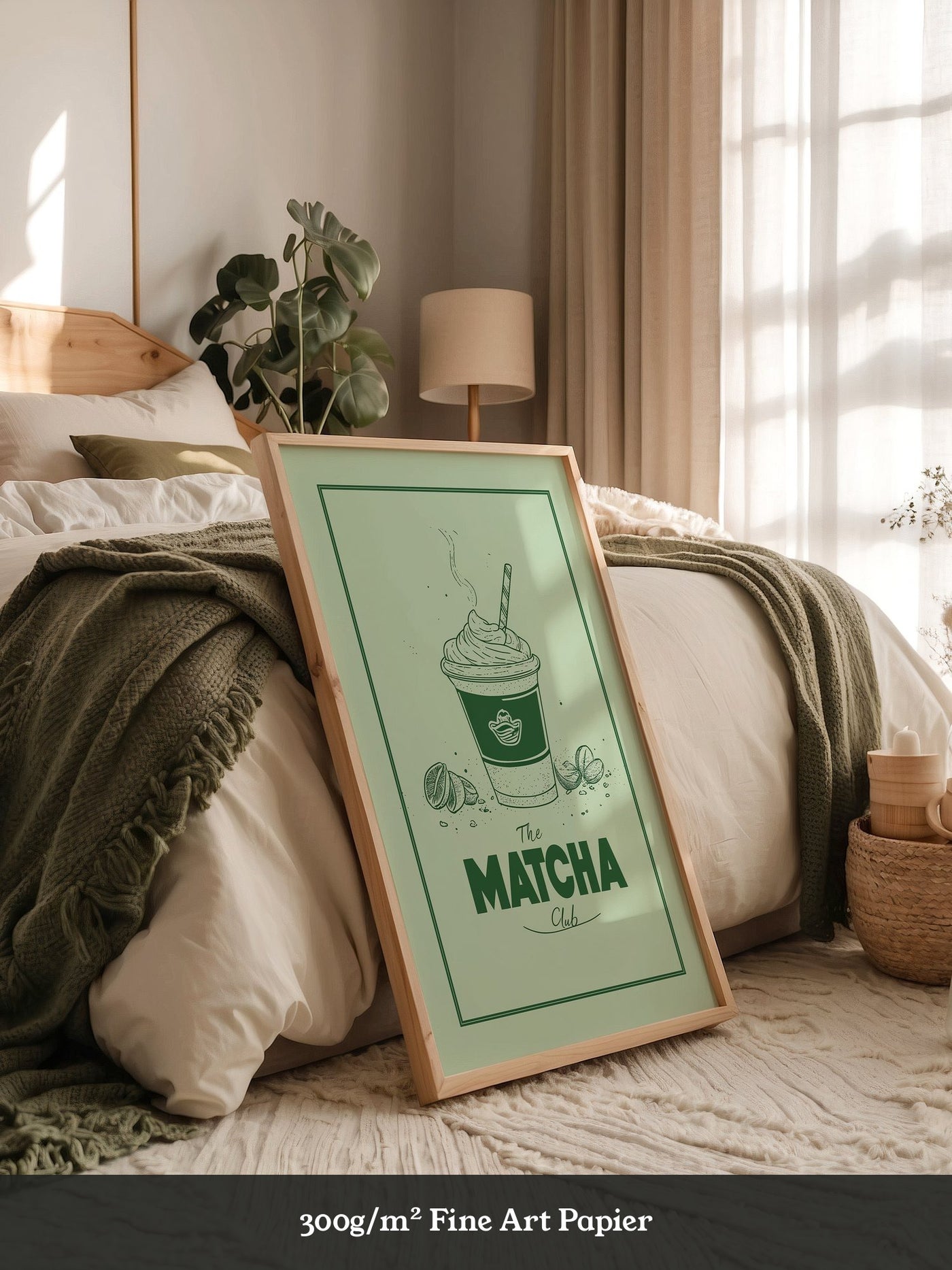 Matcha Becher retrogrün