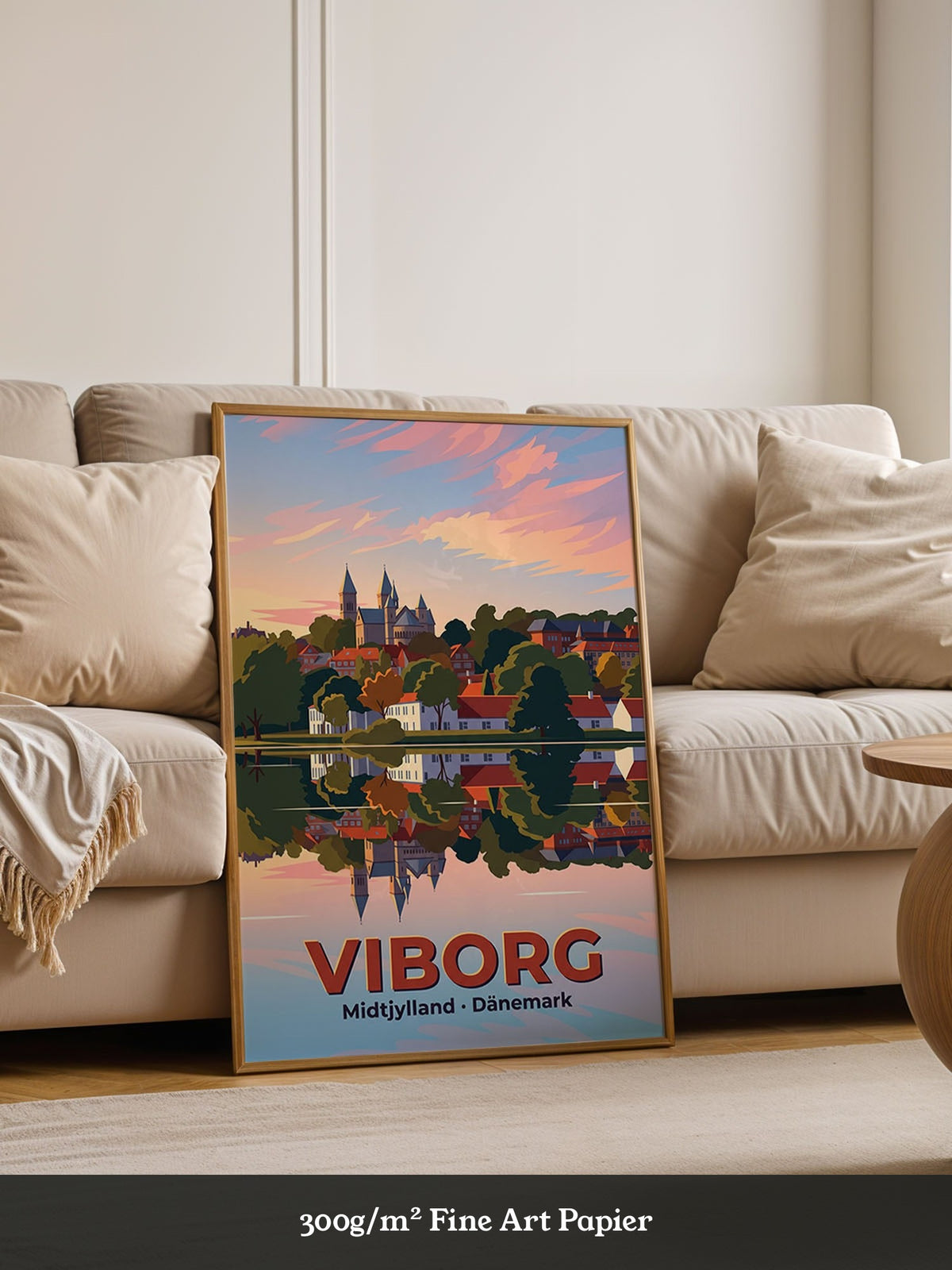 Viborg Schloss Sonnenuntergang