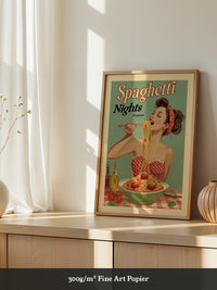Spaghetti Retro Stil