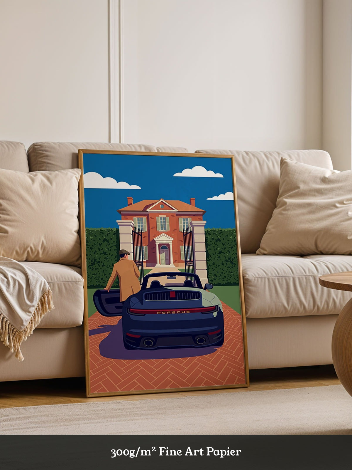 Sportwagen Luxus Villa Retro