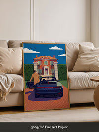 Sportwagen Luxus Villa Retro