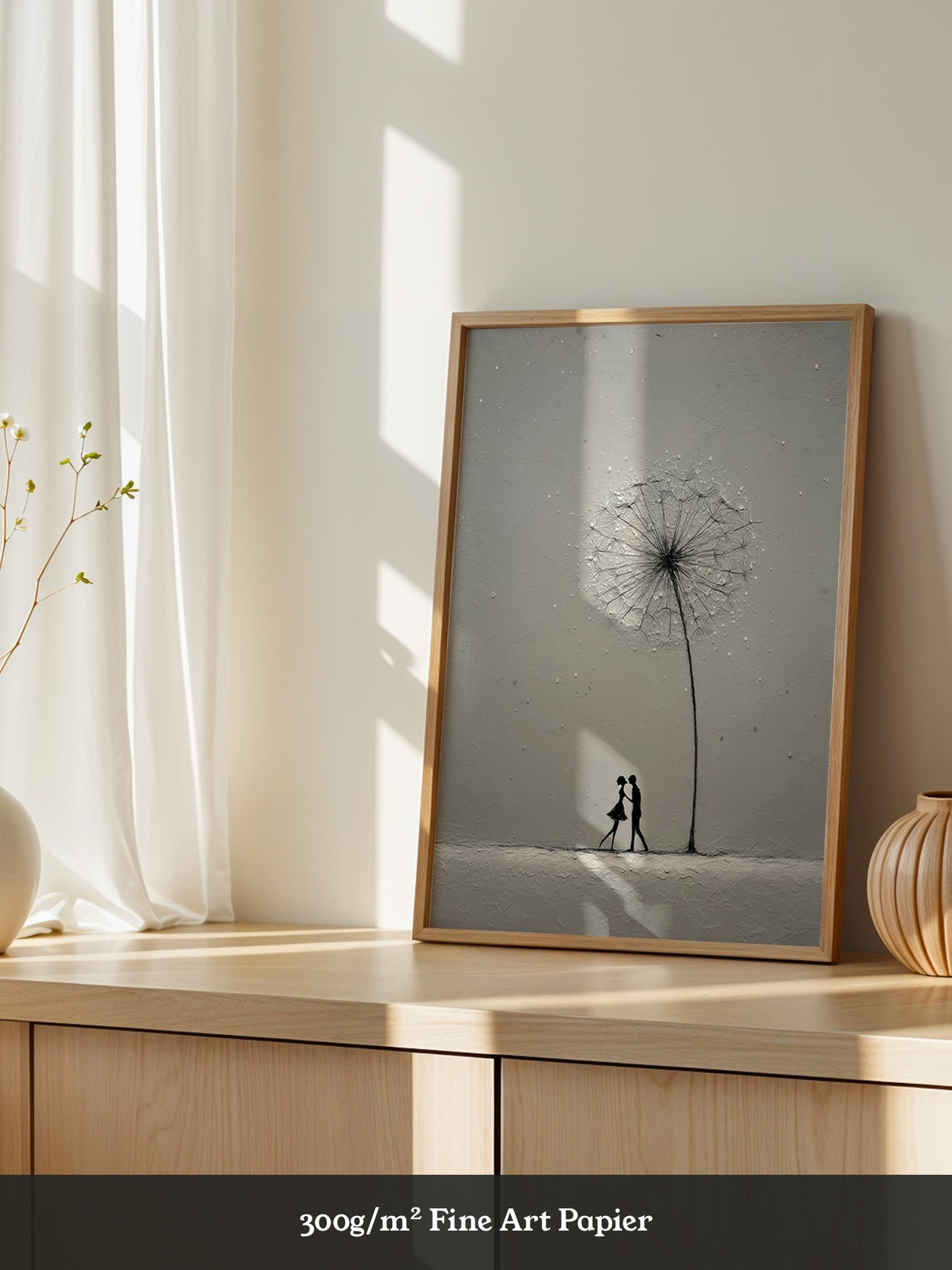 Pusteblume Tanz Silhouetten