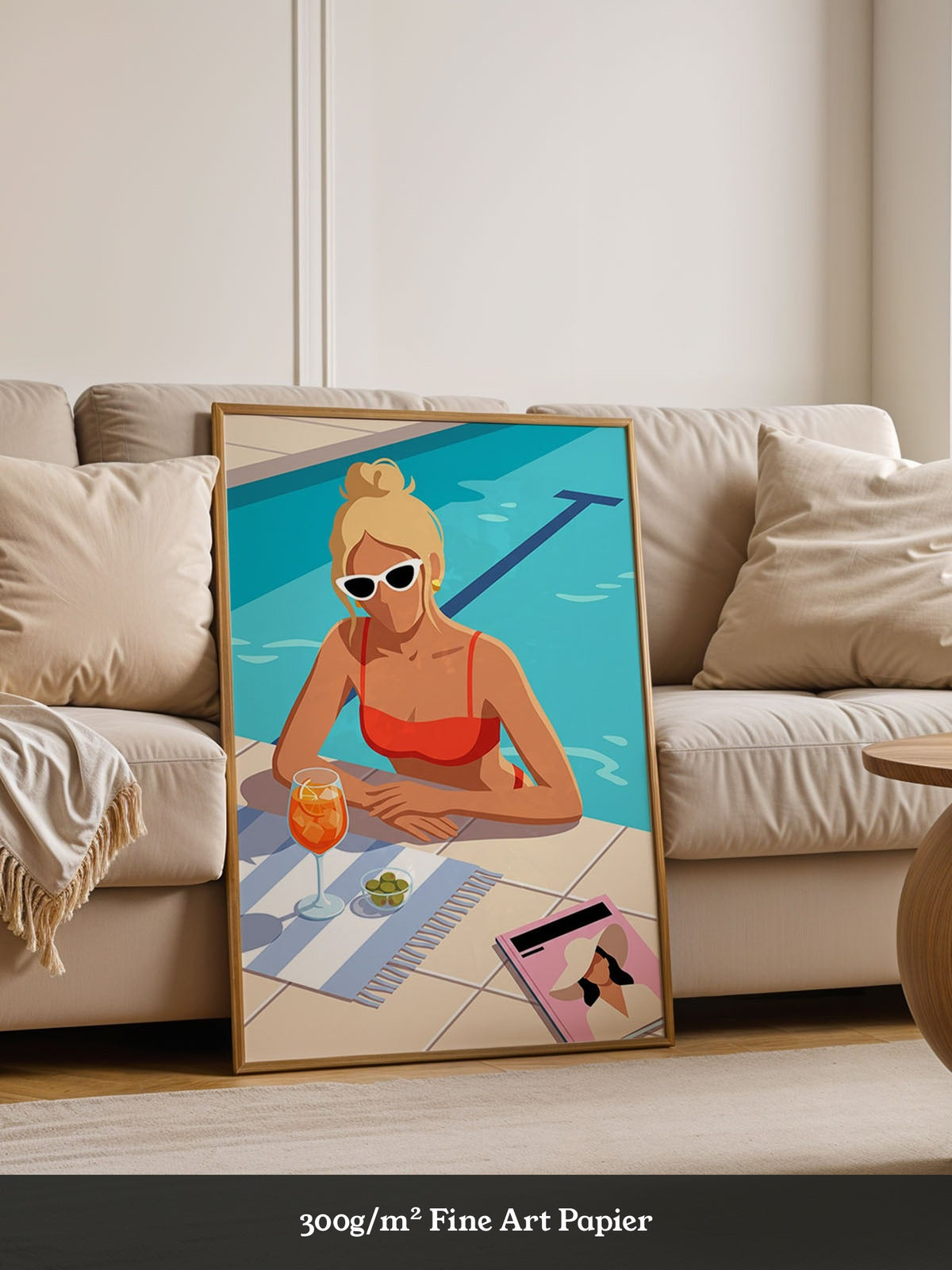Poolside Aperol Woman