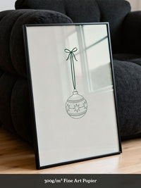 Weihnachtskugel Minimalistisch