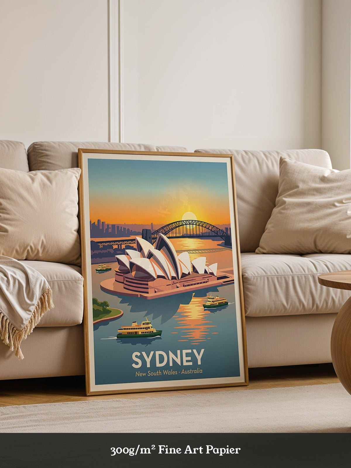 Sydney Oper bei Sonnenuntergang