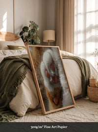 Katzenpfoten Nahaufnahme flauschig