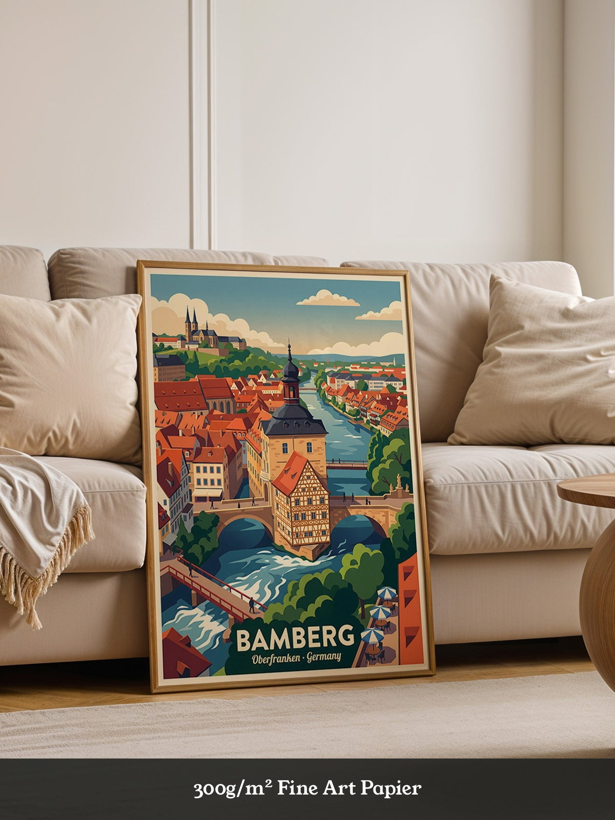 Bamberg Altstadt Brückenansicht