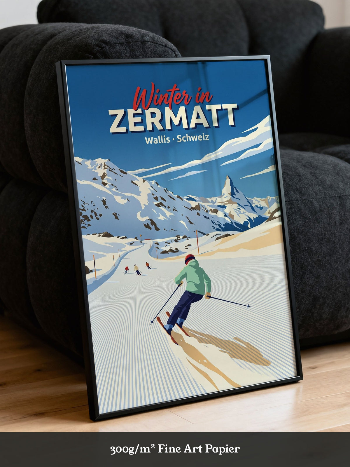 Ski Piste Berge Winter