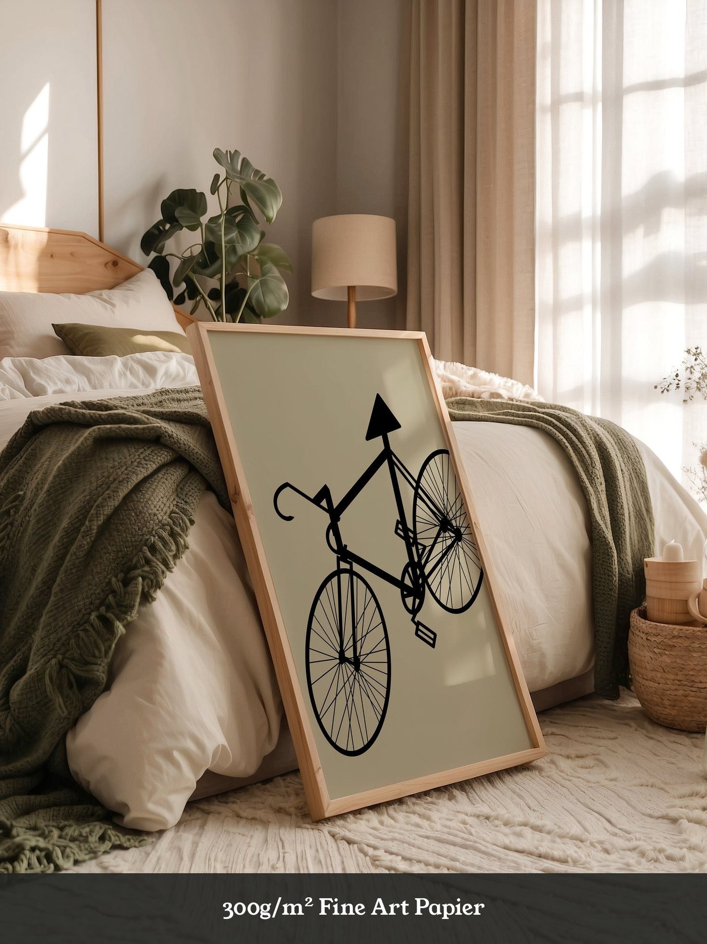 Fahrrad Kunst Silhouette