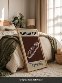 Baguette Retro Grafik