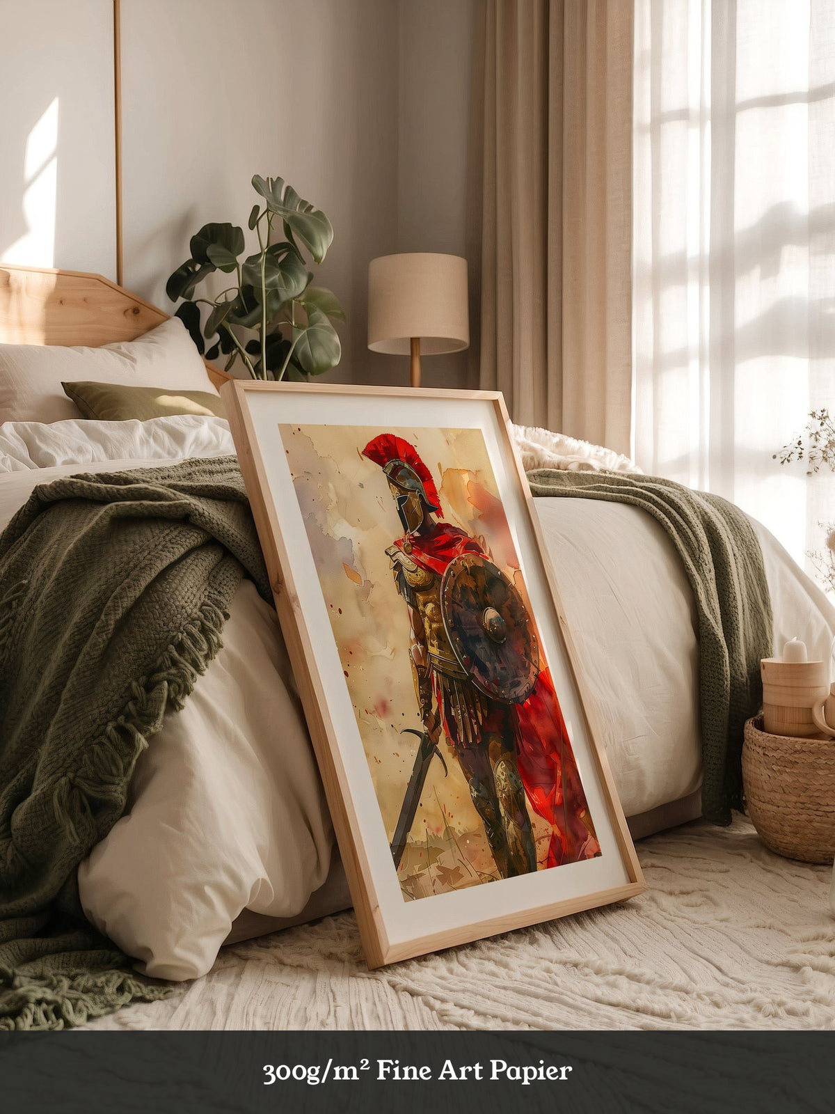 Römischer Krieger Aquarell