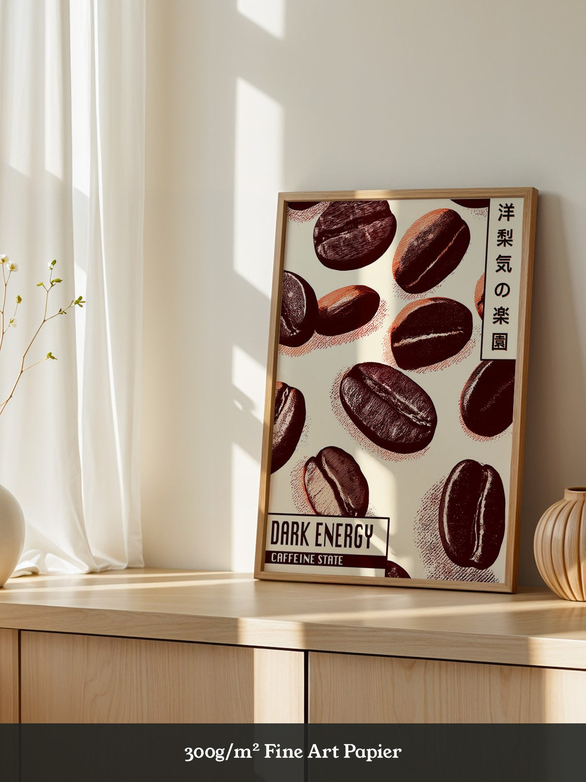 Kaffeebohnen Vintage Illustration