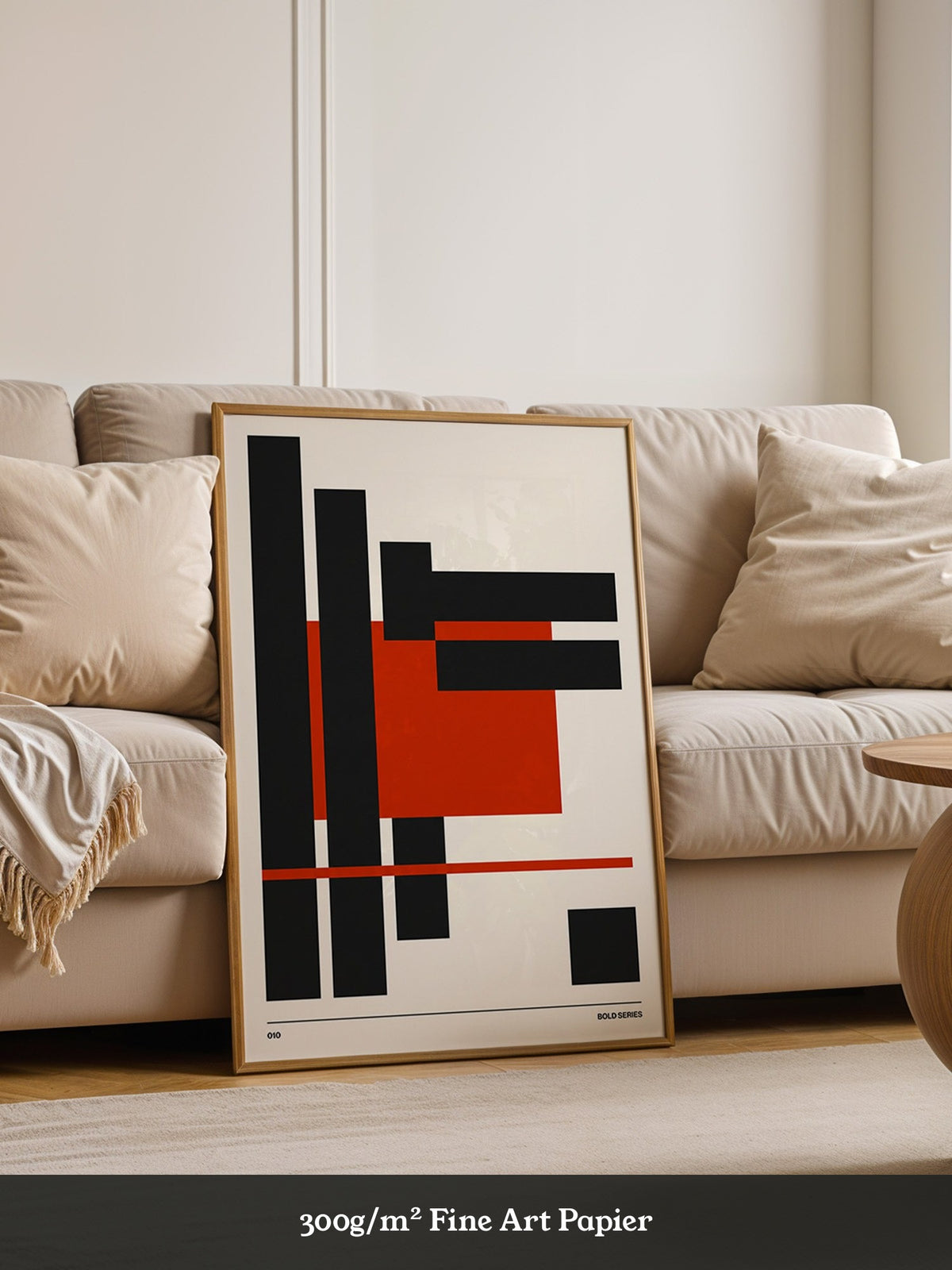Rote Rechtecke Abstrakt Design