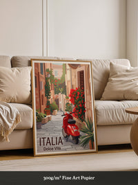 Roter Roller Italienische Gasse