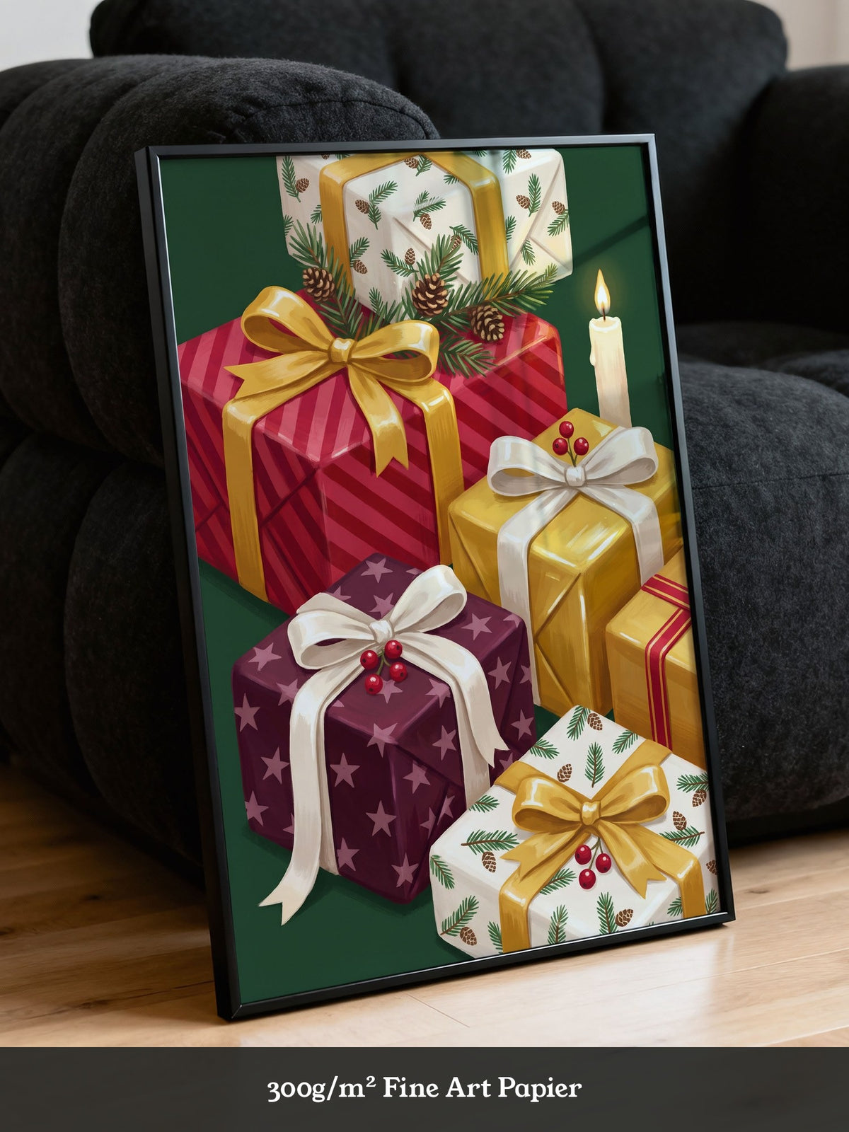Weihnachtsgeschenke Gold Rot