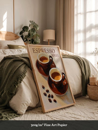 Espresso Tassen malerisch