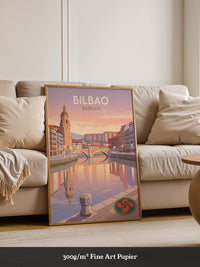 Bilbao Sonnenuntergang Architektur