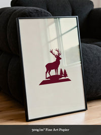 Hirsch Silhouette Natur