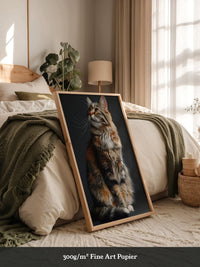 Maine Coon Katze elegant