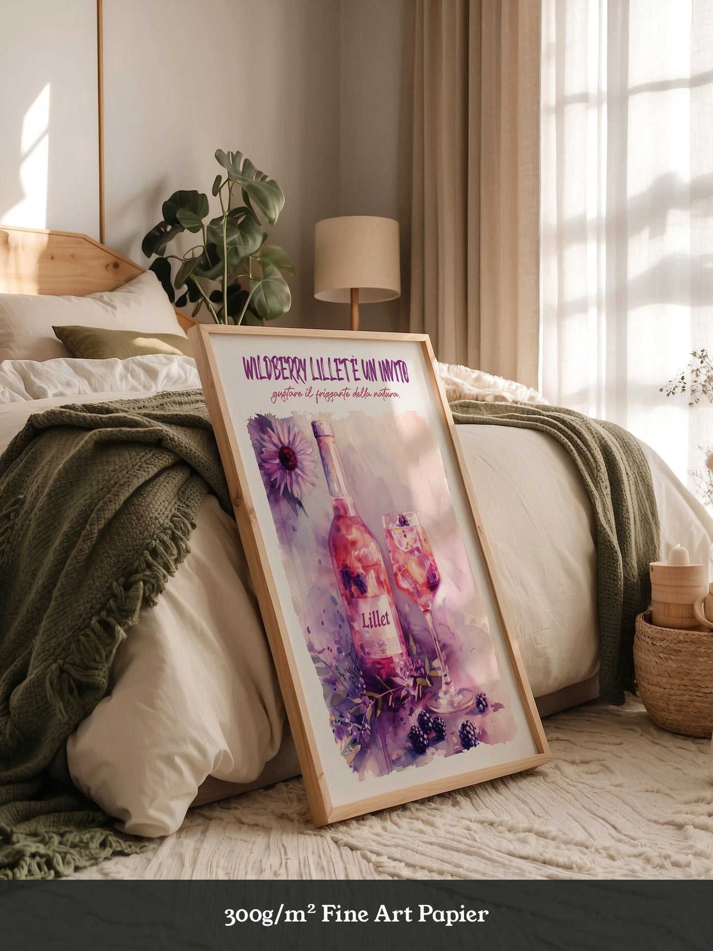 Blüten und Beeren Aquarell