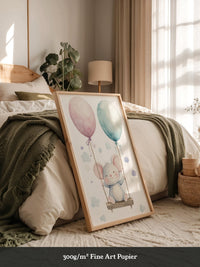 Maus Schaukel Aquarell