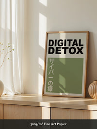 Digital Detox Grünblock