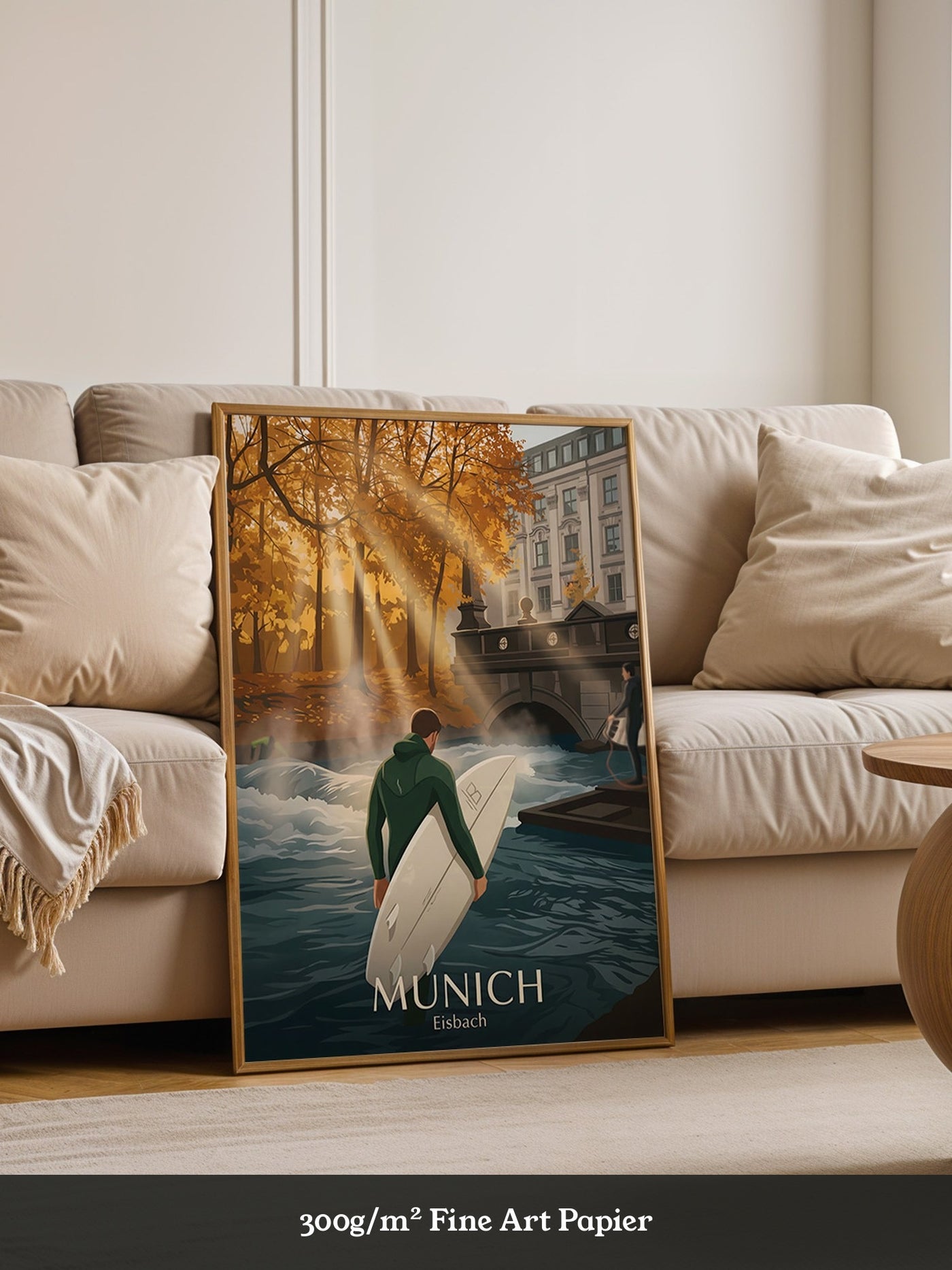 Surfen Herbstlicht Munich