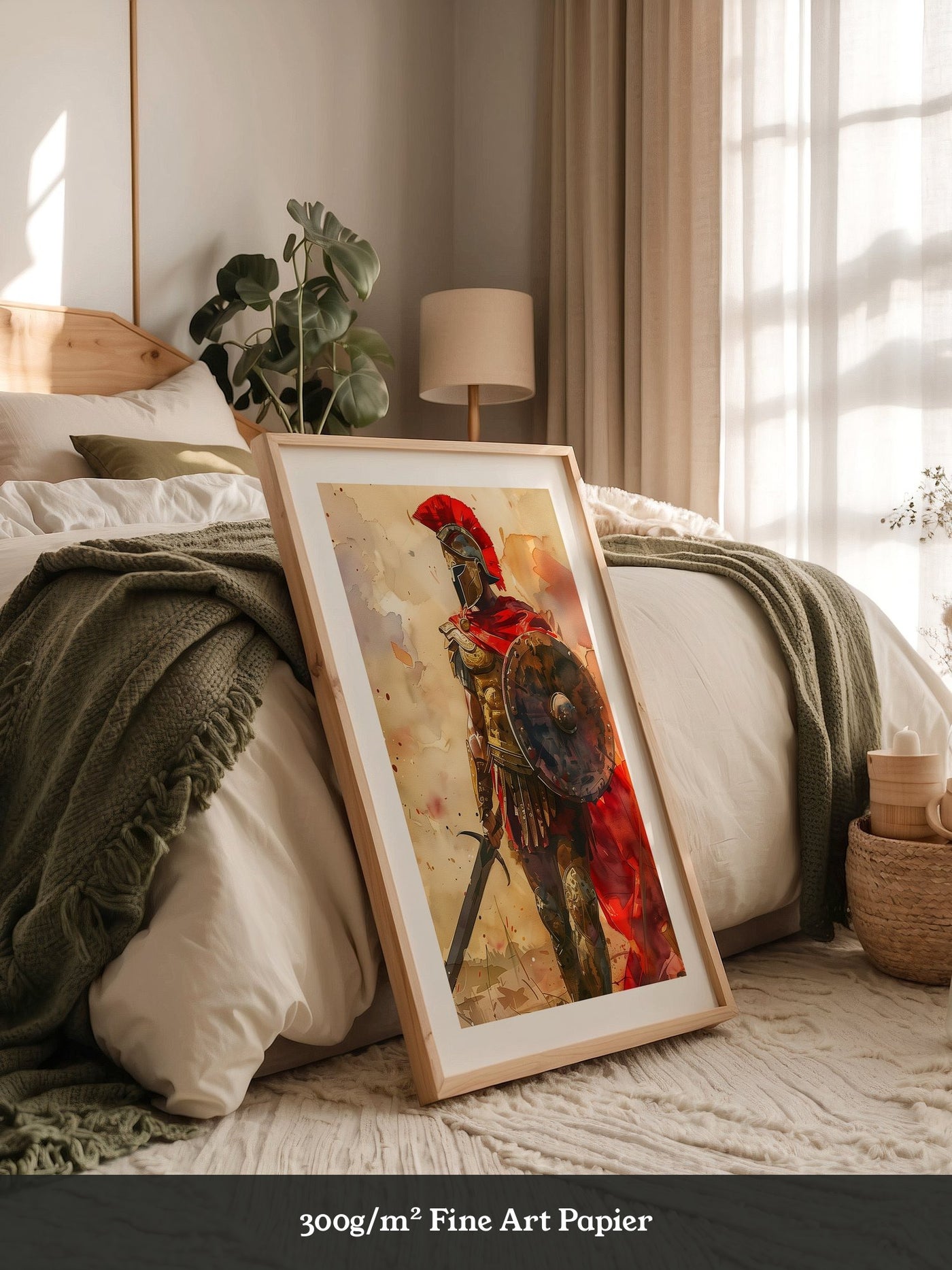 Römischer Krieger Aquarell