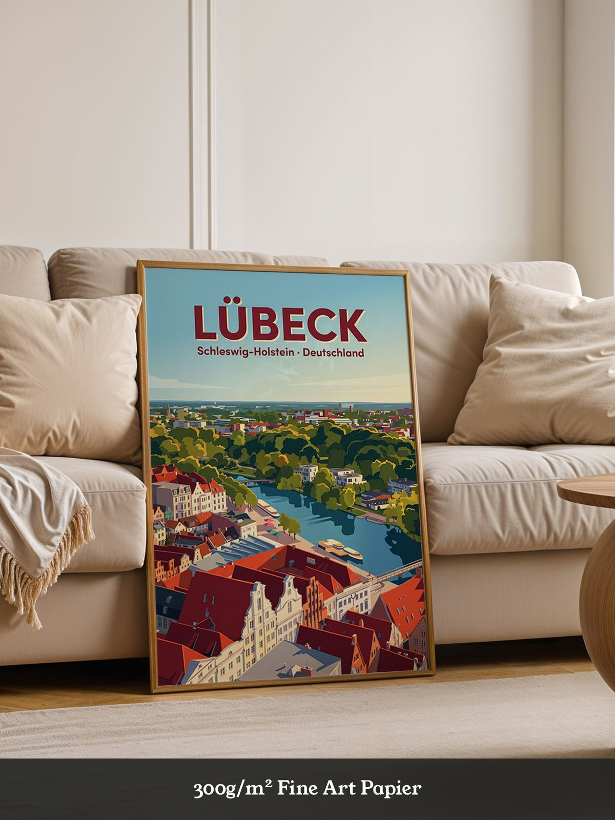 Lübeck Hansestadt Illustration